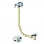 Orbit Round Bath Filler with Sprung Waste and Overflow - Chrome