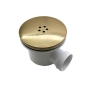 Orbit Fast Flow Shower Waste 90mm for 40mm Trays - Brushed Brass