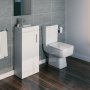 Bliss Furniture Bathroom Suite with Floor Standing Vanity Unit - 400mm Wide