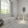 Linton Modern Complete Bathroom Suite with Single Ended 1700mm X 700mm Bath