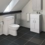 Mayford Furniture Bathroom Suite with Floor Standing Vanity Unit - 500mm Wide