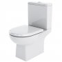 Nuie Asselby Close Coupled Pan Push Button Cistern - Excluding Seat