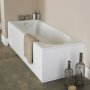 Nuie Barmby Round Single Ended Rectangular Acrylic Bath