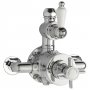 Nuie Beaumont Exposed Shower Valve Dual Handle - Chrome