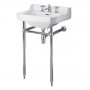 Nuie Carlton Basin with Washstand 560mm Wide - 3 Tap Hole