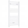 Nuie Electric Heated Towel Rail 720mm H x 400mm W - White