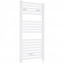 Nuie Electric Heated Towel Rail 920mm H x 480mm W - White