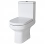 Nuie Harmony Close Coupled Pan Push Button Cistern - Excluding Seat