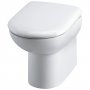 Nuie Lawton D-Shape Back to Wall Toilet 535mm Projection - Excluding Seat