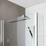 Nuie Square Wet Room Screen Support Arm, Chrome (Optional)