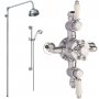 Nuie Traditional Triple Exposed Mixer Shower with Shower Kit + Fixed Head