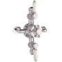 Nuie Victorian Exposed Shower Valve Triple Handle - Chrome