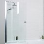 Prestige Koncept P-Shape Shower Bath Screen 1435mm x 705-720mm - 6mm Glass