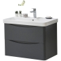 Prestige Arc 800mm 2-Drawer Wall Hung Vanity Unit
