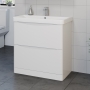 Prestige Arc 800mm 2-Drawer Floor Standing Vanity Unit