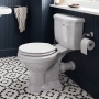 Prestige Astley Traditional Close Coupled Toilet with Lever Cistern (inc White Soft Close Seat)