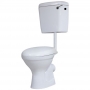Prestige Berwick Low Level Toilet with Side Feed Lever Cistern - Soft Close Seat