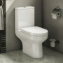 Prestige Bijoux Rimless Open Back Close Coupled Toilet (inc Soft Close Seat)