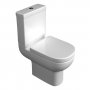 Prestige Studio Close Coupled Toilet Push Button Cistern Soft Close Seat
