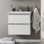 Prestige City 600mm 2-Drawer Wall Hung Vanity Unit