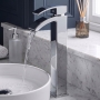 Prestige Flair Tall Mono Basin Mixer Tap - Chrome
