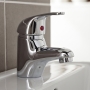Prestige G4K Mono Basin Mixer Tap with Click Waste - Chrome
