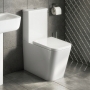 Prestige Genoa Square Rimless Fully Back to Wall Close Coupled Toilet (inc Soft Close Seat)