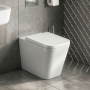Prestige Genoa Square Back to Wall Toilet (inc Soft Close Seat)