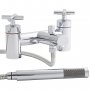 Prestige Times Bath Shower Mixer Tap Pillar Mounted - Chrome