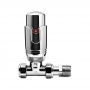 Prestige K-Therm Twin Pack TRV & Lockshield Angled Valve - Refined Chrome