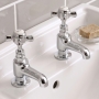 Prestige Klassique Basin Taps Pair Chrome