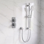 Prestige Kolt Thermostatic Concealed Shower Valve with Adjustable Slide Rail Kit - Chrome