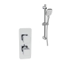 Prestige Kolt Thermostatic Concealed Shower Valve with Adjustable Slide Rail Kit - Chrome