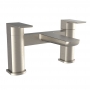 Prestige Kolt Bath Filler Tap Pillar Mounted - Brushed Nickel
