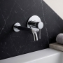 Prestige Kore Wall Mounted Basin Mixer Tap - Chrome