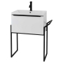 Prestige Kore Floor Standing 1-Drawer Vanity Unit with Basin 600mm Wide and Frame