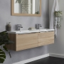 Prestige Kore 1200mm 2-Drawer Wall Hung Vanity Unit