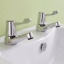 Prestige Leva 1/2 Basin Taps Pair Chrome