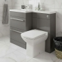 Prestige Matrix 1100mm 2-Drawer Toilet and Basin Combination Unit