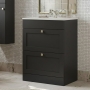 Prestige Merit 600mm 2-Drawer Floor Standing Vanity Unit