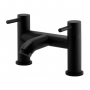 Prestige Nero Round Bath Filler Tap - Matt Black