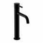 Prestige Nero Round Hi-Rise Mono Basin Mixer Tap - Matt Black