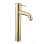 Prestige Ottone Tall Mono Basin Mixer Tap - Brushed Brass