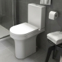 Prestige Ozone Round Rimless Comfort Height Close Coupled Toilet (inc Soft Close Seat)