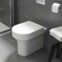 Prestige Ozone Round Rimless Back to Wall Toilet (inc Soft Close Seat)