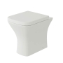 Prestige Primo Square Rimless Back to Wall Toilet - Soft Close Seat