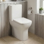 Prestige Primo Square Rimless Comfort Height Fully Back to Wall Close Coupled Toilet (inc Soft Close Seat)