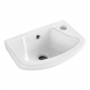 Prestige Proton Wall Hung Cloakroom Basin 355mm Wide - 1 Tap Hole