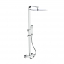 Prestige Pure Thermostatic Bar Shower with Ultra Slim Stainless Shower Drencher and Sliding Handset
