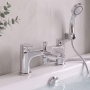 Prestige Verve Bath Shower Mixer Tap Pillar Mounted - Chrome